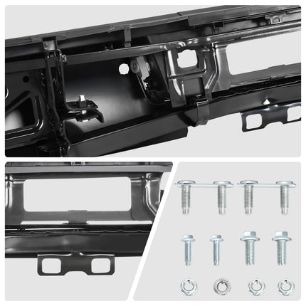 DNA MOTORING Rear Step Bumper Compatible With 2015-2019 Silverado/Sierra 2500HD 3500HD, With Rear Parking Sensor Holes, GM1102563, STEPBUM-10055