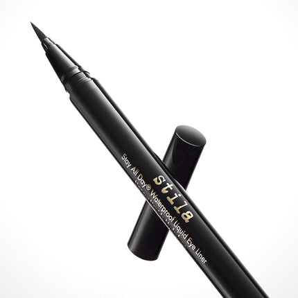 Stila All Day Waterproof Liquid Eye Liner, Easy To Use Eyeliner Pen, Smudge and Transfer Proof, Liner Stays On All Day and Night, Goes On Smoothly Without Skipping, Smudging or Pulling