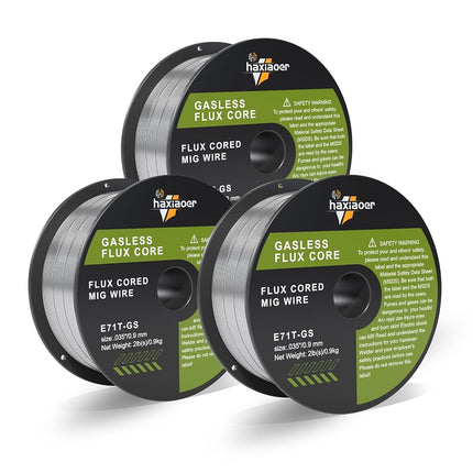 HAXIAOER Flux Core Welding Wire 0.9mm 1.0KG, E71T-