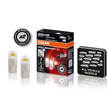 Osram Night Breaker LED bulbs - W5W-T10-12V - set 