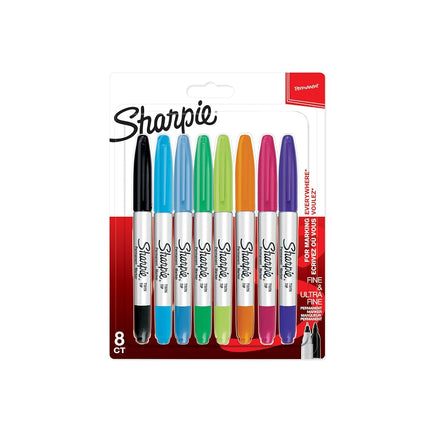 Sharpie Twin Tip Permanent Markers | Fine & Ultra-