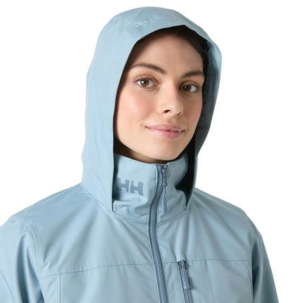 Helly-Hansen womens Crew Hooded Jacket 2.0, 561 Windy Blue, S