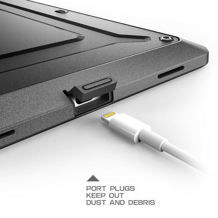 SUPCASE Case Compatible with iPad Pro 9.7 inch 2016, [Unicorn Beetle PRO Series] Full-body Rugged Protective Case with Built-in Screen Protector (Black/Black)