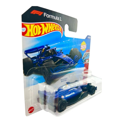 Hot Wheels Formula 1 Williams Racing Car, 2025 Track Aces Collection, 59/250, Die-Cast Model, Blue