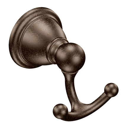 Moen YB2203ORB Brantford Double Robe Hook, Oil-Rub