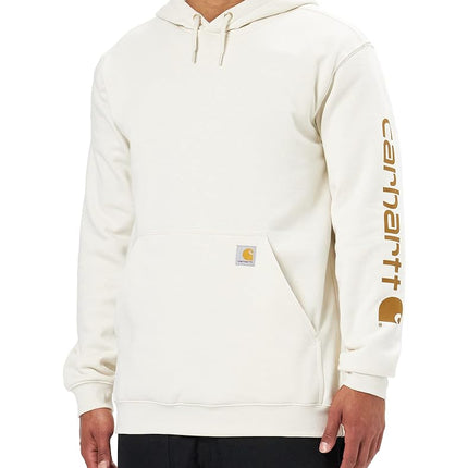 Carhartt Workwear Original Fit Hoodie with Sleeve Logo, Malt., 5XL