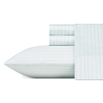 Laura Ashley Soft Sateen Cotton Bedding Set-Sleek,