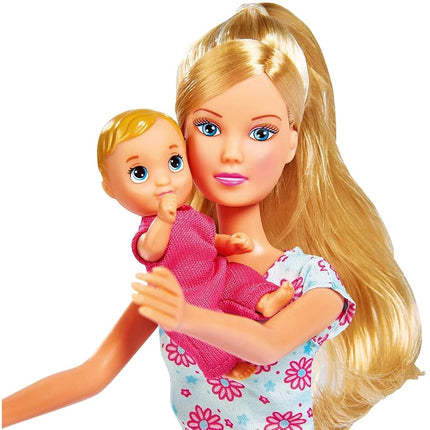 Simba 105736350 Steffi Love Baby World Puppe Doll, light, Piccolo, Pink