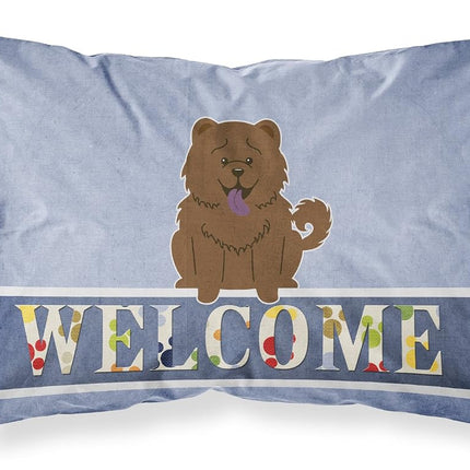 Caroline's Treasures Chow Chocolate Welcome Pillowcase, Multicolor, Standard