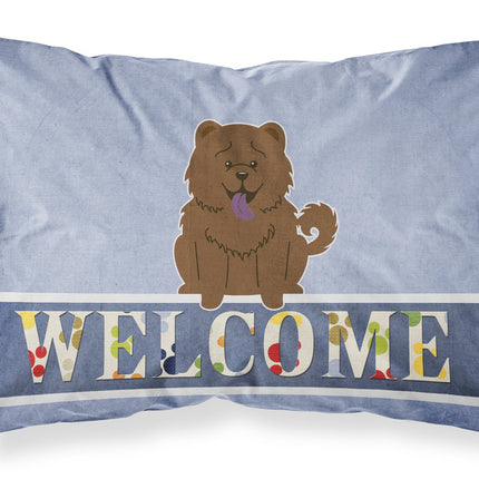 Caroline's Treasures Chow Chocolate Welcome Pillow