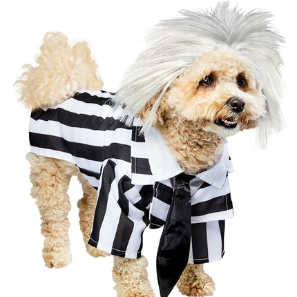 Rubie's Beetlejuice Halloween Pet Dog Costume, Size Large - L