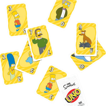 Mattel Games UNO The Simpsons Card Game, Ages 7+, 2-10 Players