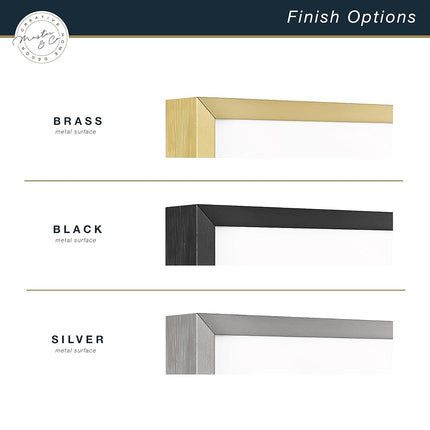 MCS Master & Co. Foundry Metal Gallery Wall Frame, Brass, 12x18 Inch