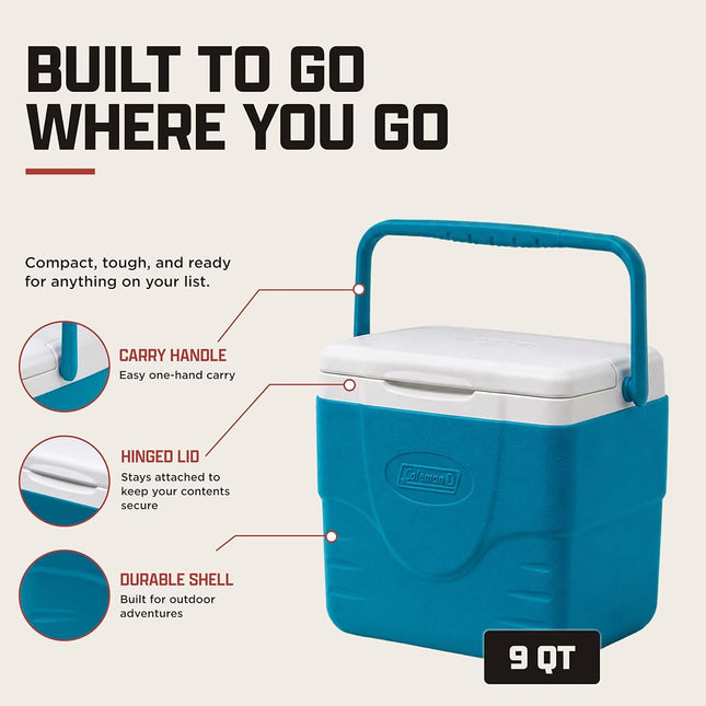 CHILLER COOLER 9QT 6209 OCEAN/W/W C2