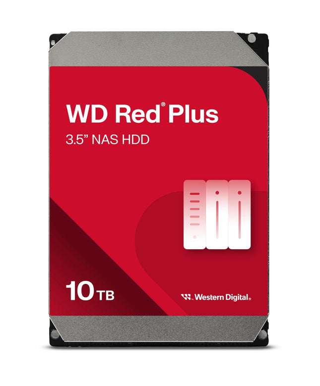 WD Red Plus 10TB NAS 3.5" Internal Hard Drive - 72