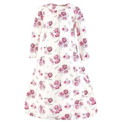 Saco de Dormir de Jersey de Algodón de Manga Larga Hudson Baby Unisex para Bebé, Manta, Rosa, 6-12 Meses