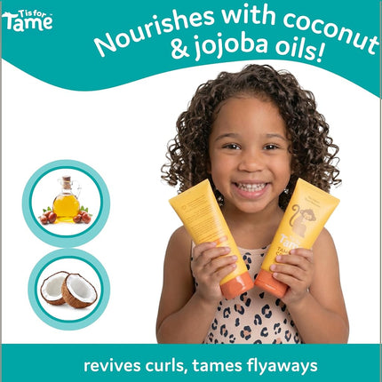T IS FOR TAME Hair Calming Cream For Babies and Toddlers Safe & Effective Coconut & Jojoba Oil Not Greasy, Stiff, or Sticky