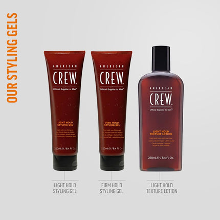 American Crew Light Hold Gel for Men - 8.45 oz Gel, 250 Milliliter