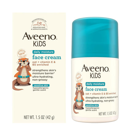 Aveeno Kids Daily Moisture Face Cream with Oat, Vi