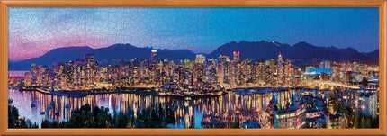 MasterPieces Rompecabezas de 1000 piezas para adultos, familias o jóvenes - Vancouver Panorámico - 13"x39"
