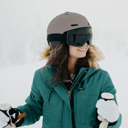 Casque de ski et de snowboard Retrospec Zephyr pour adultes - Réglable avec 9 aérations - Coque en ABS résistante aux chocs et mousse EPS - Matte Blue Ridge, grande taille 59-62cm