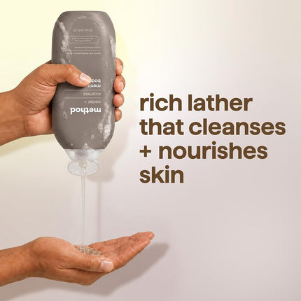 Method Men Body Wash Cedar Cypress 18 fl oz 532 ml