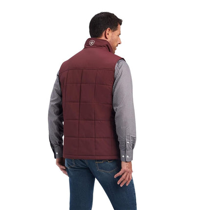 Ariat 10041522LTR Chaleco aislante Crius para hombre, Rojo Caoba LTR
