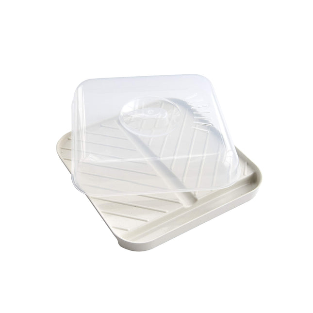 Nordic Ware 60173 Slanted Bacon and MeatTray, Plastic, White