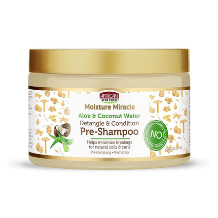 African Pride Moisture Miracle Aloe & Coconut Wate