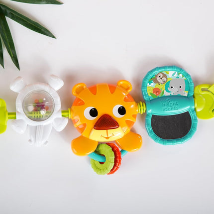 Bright Starts Take Along Toy Bar for Baby Car Seats/Carriers