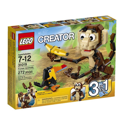 LEGO Creator Forest Animals Boy/Girl 272 Piece Bui