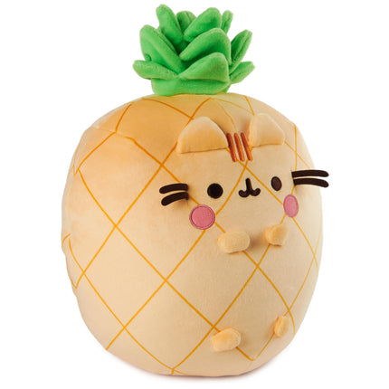 GUND Peluche Esquisheen de Pusheen con Olor a Piña, Juguete Blandito de Peluche para Mayores de 8 Años, Amarillo, 28 cm