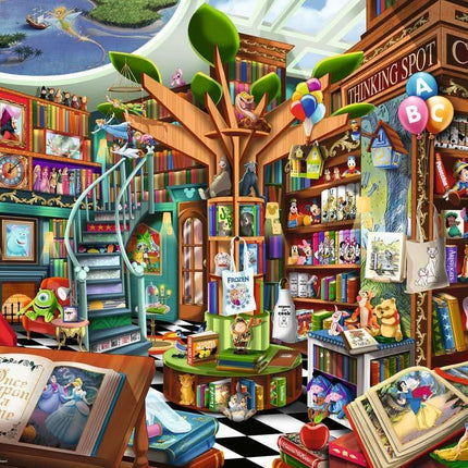 Ravensburger Adult Puzzles Disney Bookstore of Wonders - Ages 12+