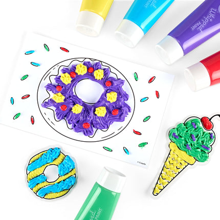 Crayola Whipped Paint Kit, Puff Paint, 3D Paint Set for Kids, 3 Unique Textures, Sensory Art Toy, Gift for Kids, Ages 5+