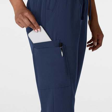 WonderWink Women's Jogger Utility Scrub Pant, Navy, X-Small