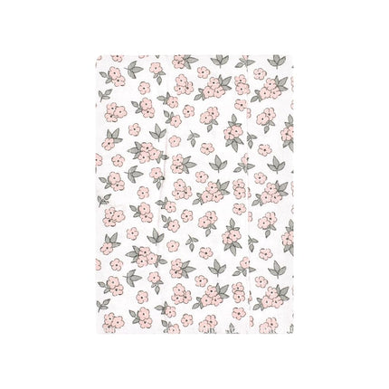 Hudson Baby Unisex Baby Cotton Flannel Burp Cloths 4-Pack, Wild Forest Pink, One Size