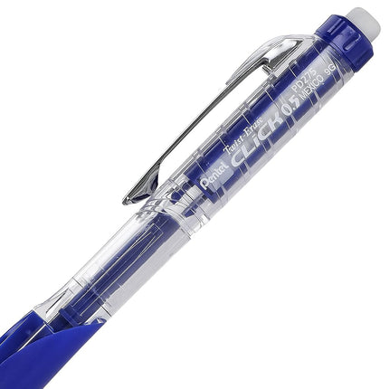 Pentel Twist Erase Click Mechanical Pencil 0.5 mm (Pack of 12 Blue