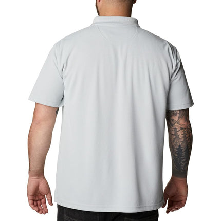 Columbia Men's Utilizer Polo Shirt, Cool Grey, Large Tall
