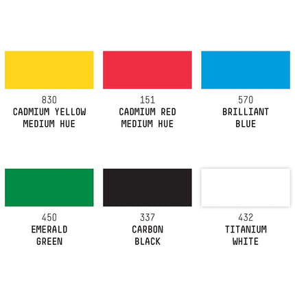 Liquitex 6-Piece Professional Paint Wide Marker Set