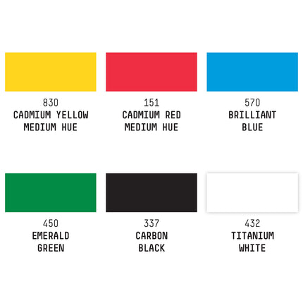 Liquitex 6-Piece Professional Paint Wide Marker Set