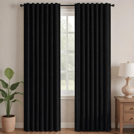 Deconovo Blackout Curtains 84 Inch Long, 2 Panels 