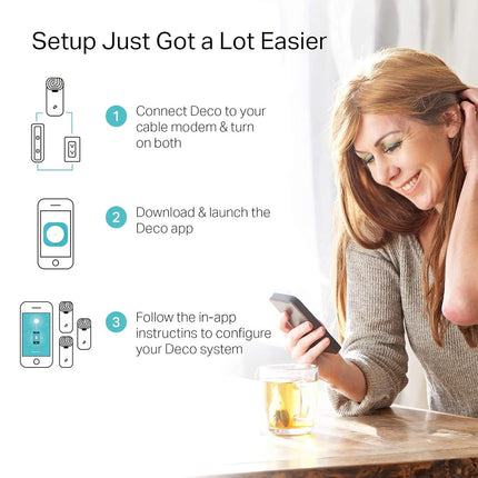 TP-LINK USA CORPORATION DECO S4(1-PACK) AC1200 WHOLE HOME MESH WIFI SYSTEM 1PACK
