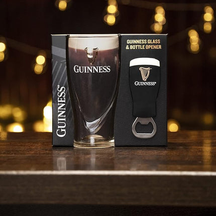 Shamrock Gift Company Guinness Embossed Glass Bottle Opener 450ml