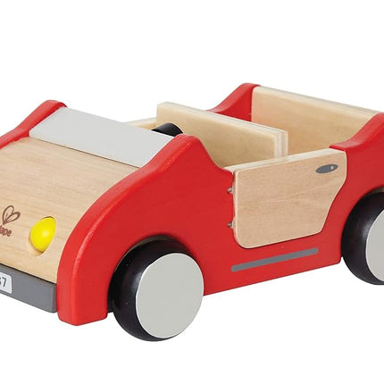Hape Family Car | Wooden Dolls House Car Toy, Push