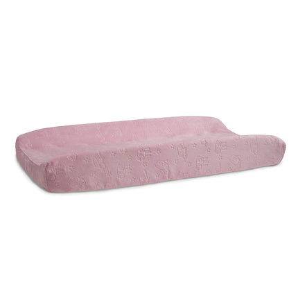 Matelas à langer profilé Serta Perfect Sleeper avec housse en peluche, rose