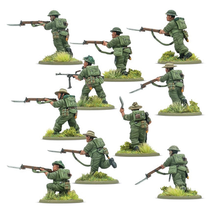 Warlord Games Gurkha Infantry Platoon - 28mm Plastic Miniatures Bolt Action