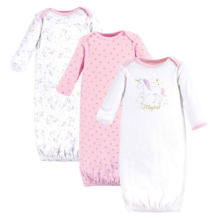 Hudson Baby Baby-Girls Cotton Gowns, Magical Unico