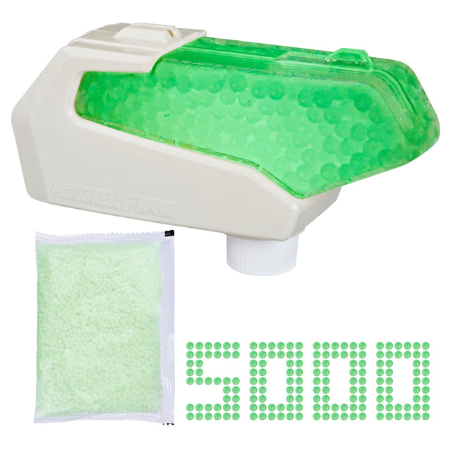 NERF Pro Gelfire Nightfall Hopper & 5000 Glow in T