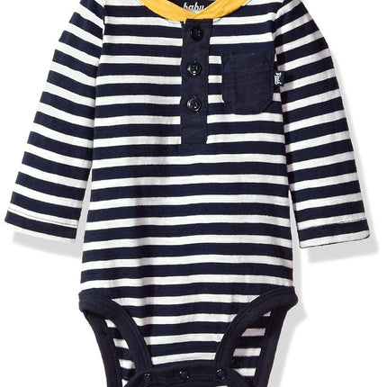 OshKosh B'Gosh baby-boys Single Bodysuit 11488510, Stripe, 6 Months