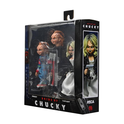 NECA - Bride of Chucky Tiffany & Chucky 8 Clothed Action Figure 2Pk